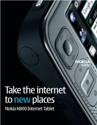 Take the Internet to Newplaces