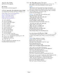 The Alphabet Song) (1948) 1-1 Each Night He Would Find Her There Swinging in the Coconut Tree
