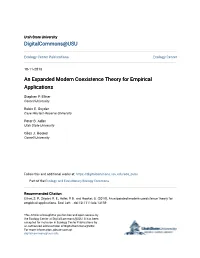 An Expanded Modern Coexistence Theory for Empirical Applications