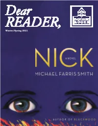 Dear READER, Winter/Spring 2021 SQUARE BOOKS TOP 100 of 2020 to Understate It—2020 Was Not Square Books’ Best Year