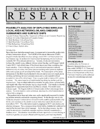 RESEARCH Volume 9, Number 3 October 1999