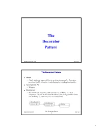The Decorator Pattern
