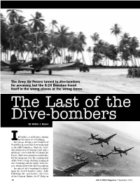The Last of the Dive-Bombers by Walter J