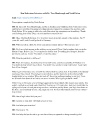 Don Robertson Interview Transcription