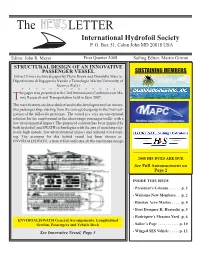 IHS Newsletter 2008