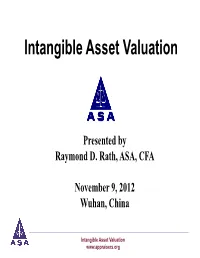 Intangible Asset Valuation