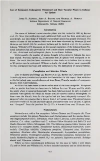 Proceedings of the Indiana Academy of Science