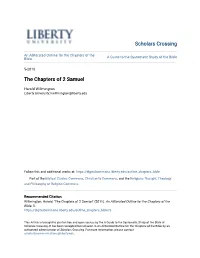 The Chapters of 2 Samuel