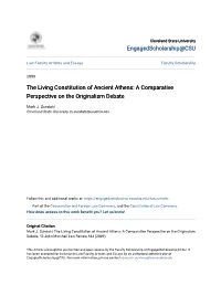 The Living Constitution of Ancient Athens: a Comparative Perspective on the Originalism Debate
