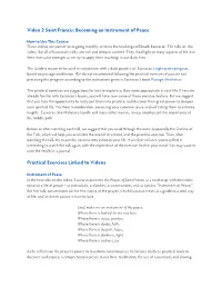 Video 2 Saint Francis: Becoming an Instrument of Peace Practical Exercises Linked to Videos