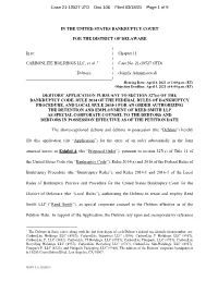 Case 21-10527-JTD Doc 106 Filed 03/18/21 Page 1 of 9