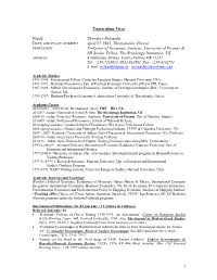 Curriculum Vitae