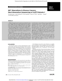 RET Aberrations in Diverse Cancers: Next-Generation Sequencing of 4,871 Patients Shumei Kato1, Vivek Subbiah2, Erica Marchlik3, Sheryl K