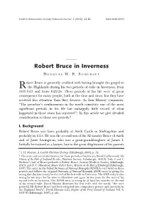 Robert Bruce in Inverness