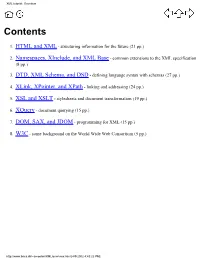 XML Tutorial: Overview