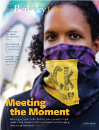 Meeting the Moment with Urgency and Resolve, Berkeley Law Responds to Legal