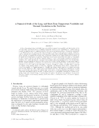 A Numerical Study of the Long- and Short-Term Temperature Variability and Thermal Circulation in the North Sea