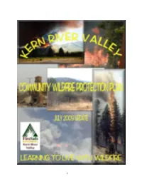 Fire Codes Used in the Kern River Valley