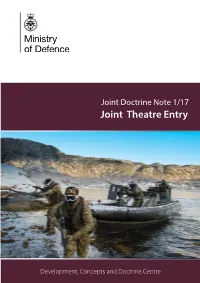 Joint Theatre Entry