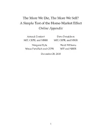 Online Appendix