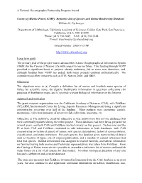 02: Census of Marine Fishes (CMF): Definitive List of Species And