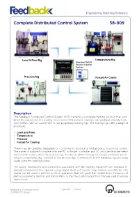 Complete Distributed Control System 38-009