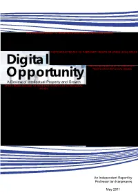 Digital Opportunity: a Review of Intellectual Property and Growth