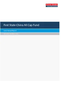 First State China All Cap Fund