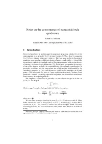 Notes on the Convergence of Trapezoidal-Rule Quadrature