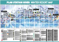 Plan Station Hiver Winter Resort Map a B C D E F G H I J K L