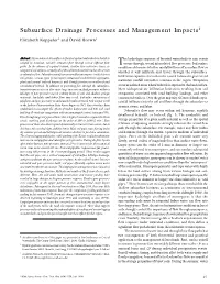 Subsurface Drainage Processes, by Elizabeth Keppeler, and David Brown