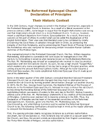 The Declaration of Principles of The