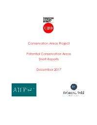 C20 CA Project Short Reports on Potential Conservation Areas