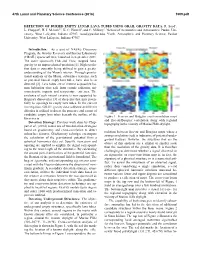Detection of Buried Empty Lunar Lava Tubes Using Grail Gravity Data