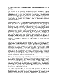 Documents of the CDPHA Collection