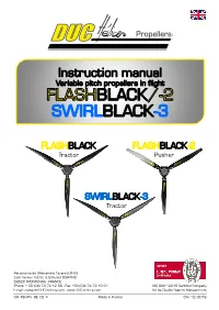 FLASHBLACK Instruction Manual