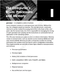 Powerpc, and Alpha • Multiprocessor Computers • Physical Memory • Bus Architecture and Bus Types 4277C01.Qxd 5/3/03 8:47 AM Page 2