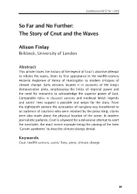 The Story of Cnut and the Waves