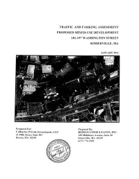 Traffic Assessment 16JAN2014 Without Cover.Docx TABLE of CONTENTS