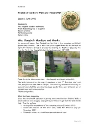 Alec Campbell: Goodbye and Thanks Frank Mcdonald Agrees to Be Patron Recent Activities Forthcoming Events Darby’S Story