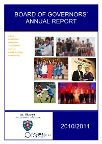 Board of Governors' Annual Report