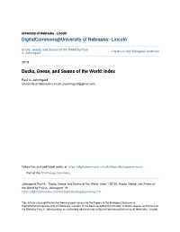 Ducks, Geese, and Swans of the World by Paul A