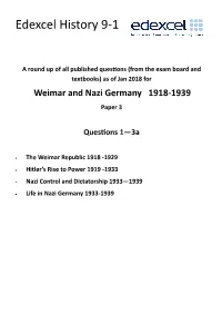 Edexcel History 9-1