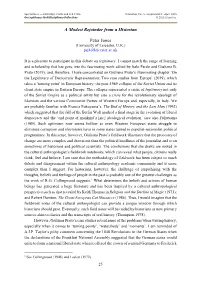 A Modest Rejoinder from a Historian Peter Jones