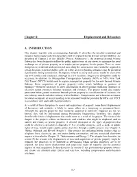 Chapter 8: Displacement and Relocation A. INTRODUCTION