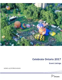 Festivals 2017