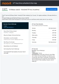 671 Bus Time Schedule & Line Route