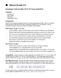 Final Readme Xcode 4.1 for Lion
