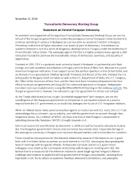 Statement Signatories 121418