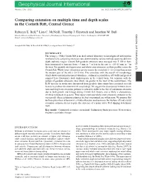 Comparing Extension on Multiple Time and Depth Scales in the Corinth Rift, Central Greece ∗ Rebecca E